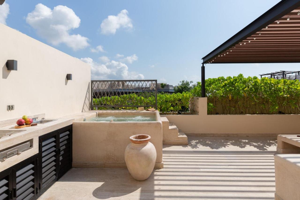 Exclusive Paramar Ve Penthouse In Tulum By Lockey Best For Walking To Commercial Zone In Aldea Zama 客房 照片